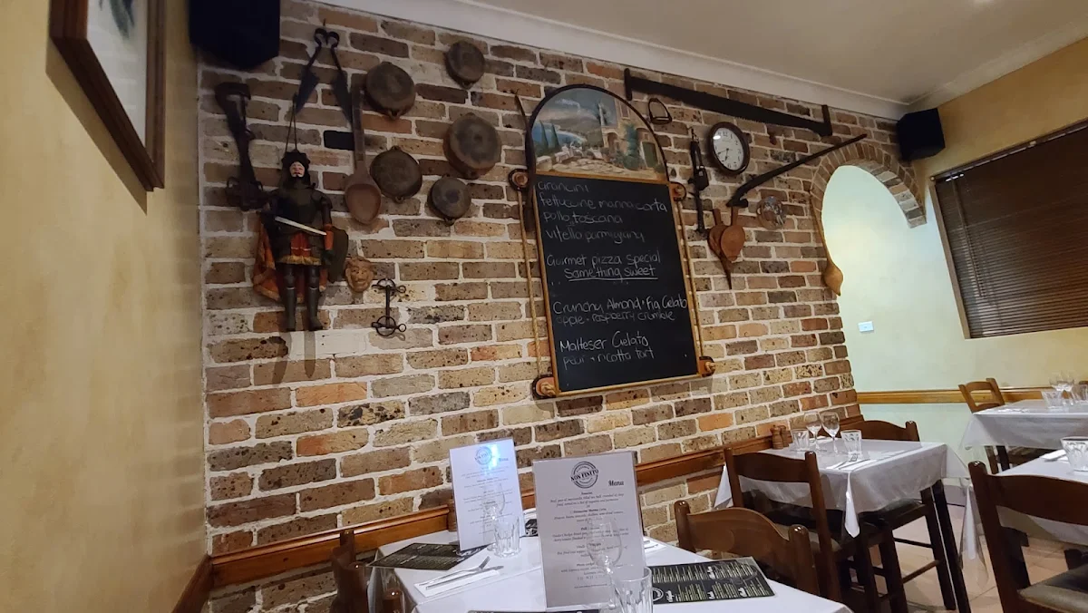 Menu, Non Finito Pizzeria Ristorante