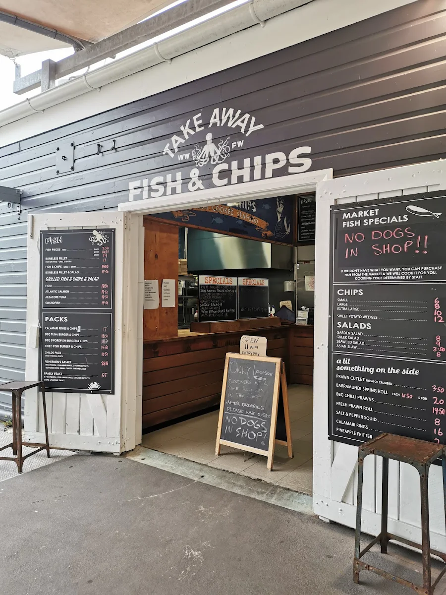Menu, Woy Woy Fishermen's Wharf