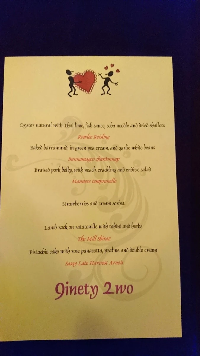 Menu, Chapter 9.2