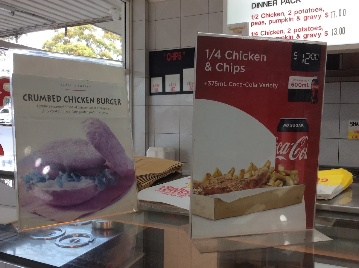 Menu, Brentford Square Charcoal Chicken