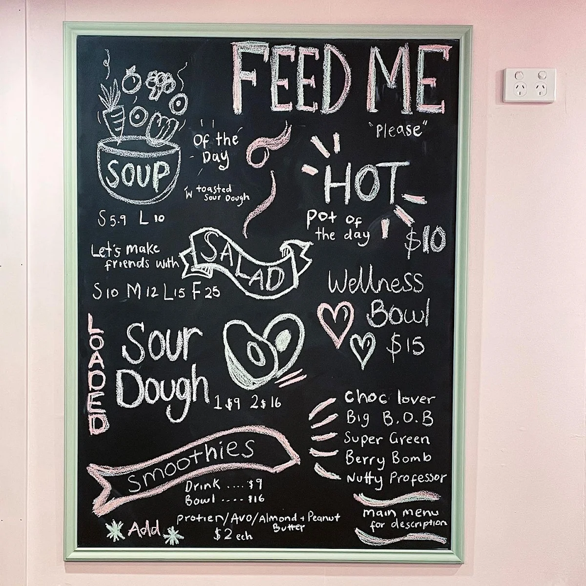 Menu, Seed and Stone