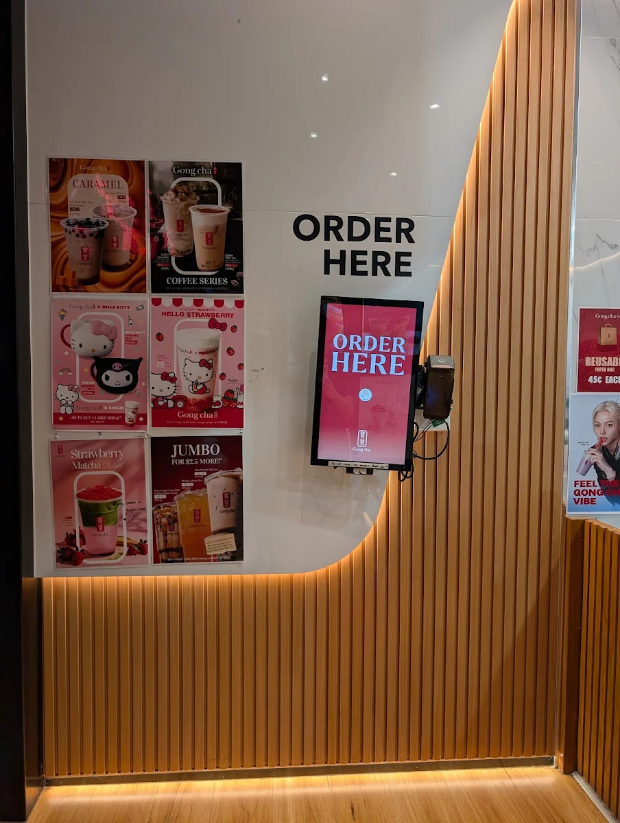 Menu, Gong Cha Underwood