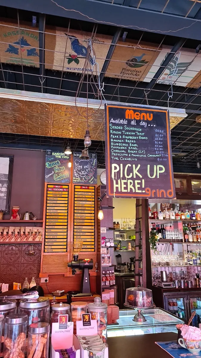 Menu, Grind Espresso