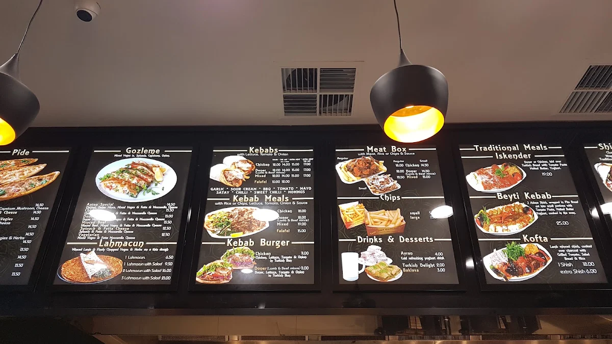 Menu, Antep Mangal