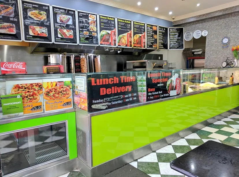 Vibe, Paradise Kebab & Pizza