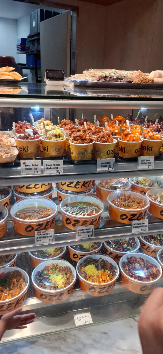 Menu, Yori Ozeki Myer Central Plaza