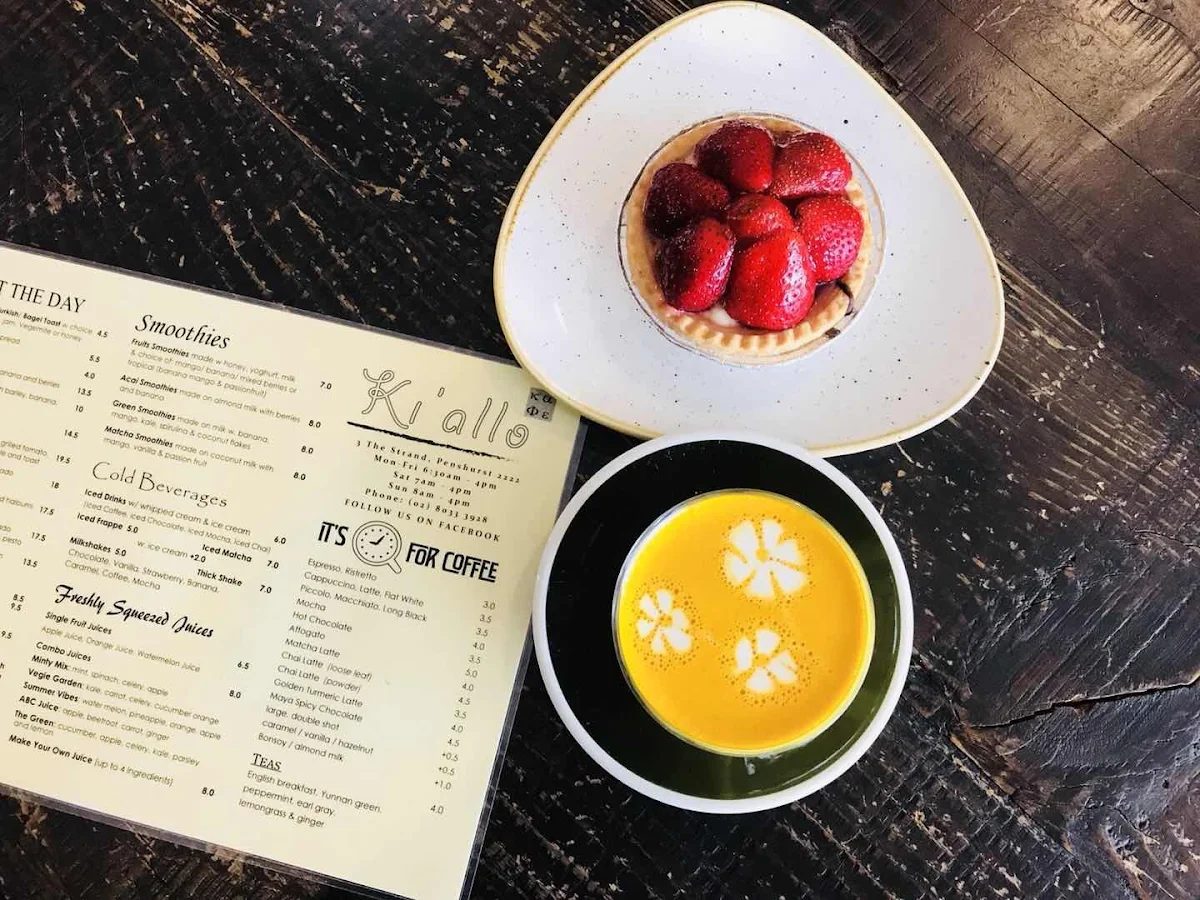 Menu, Ki Allo Cafe