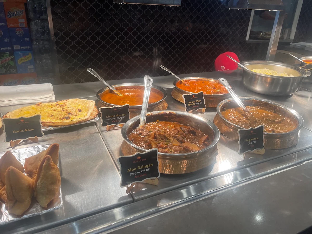 Menu, Touch of India - Chermside