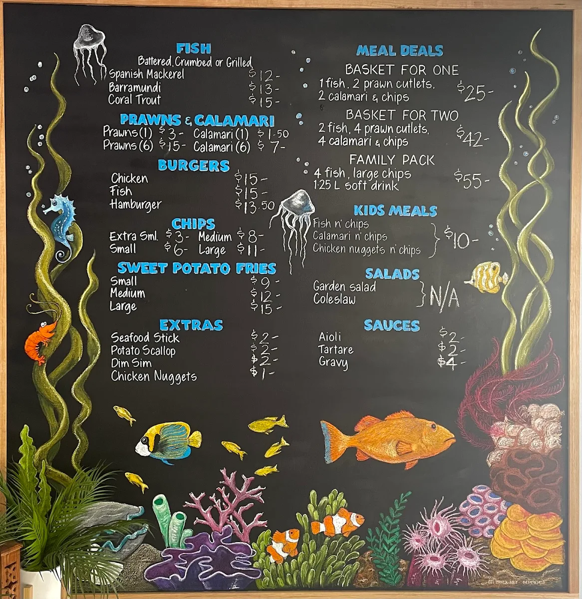Menu, Balaclava Fish
