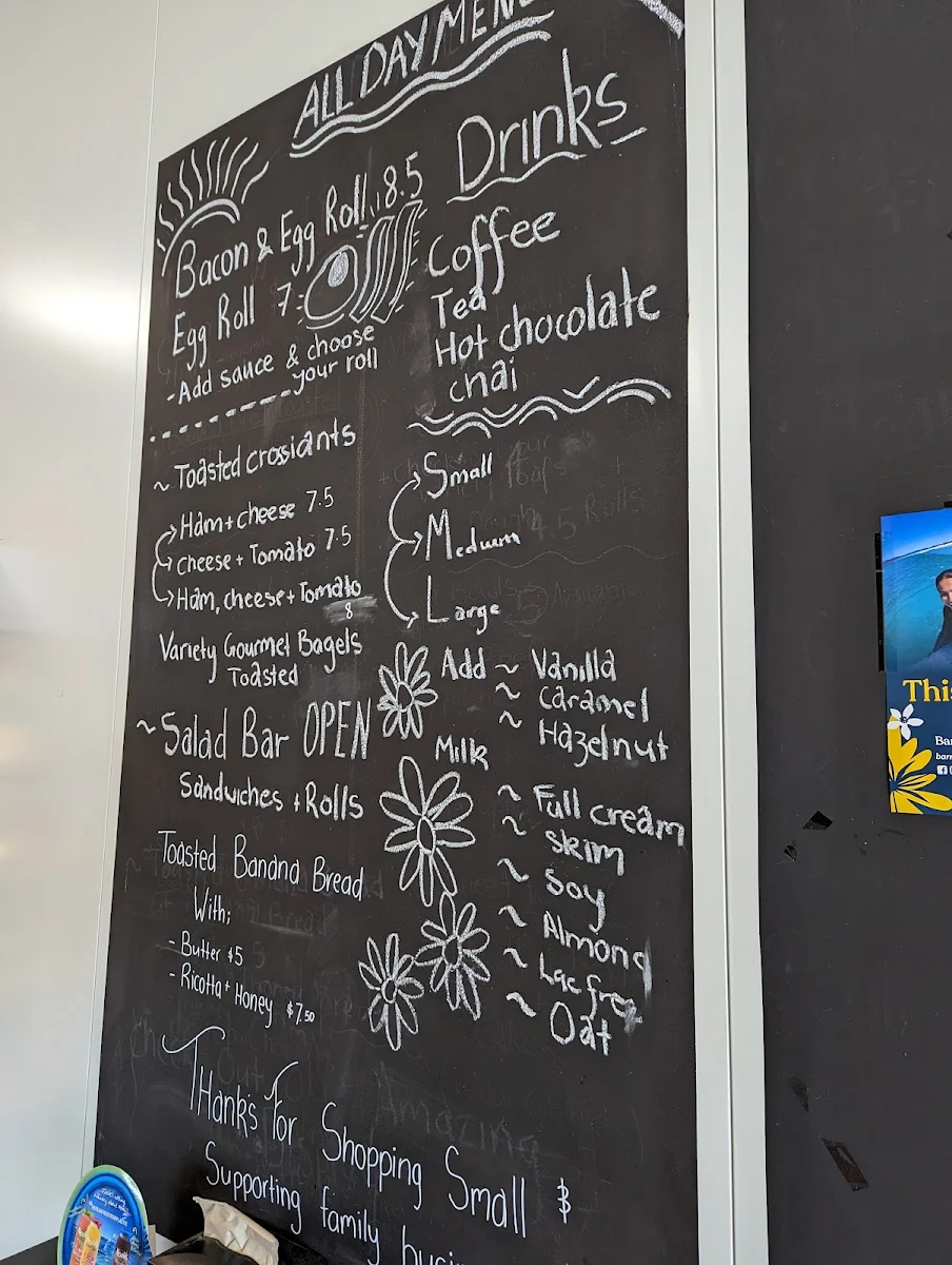 Menu, 2 Fat Baker's Bakery