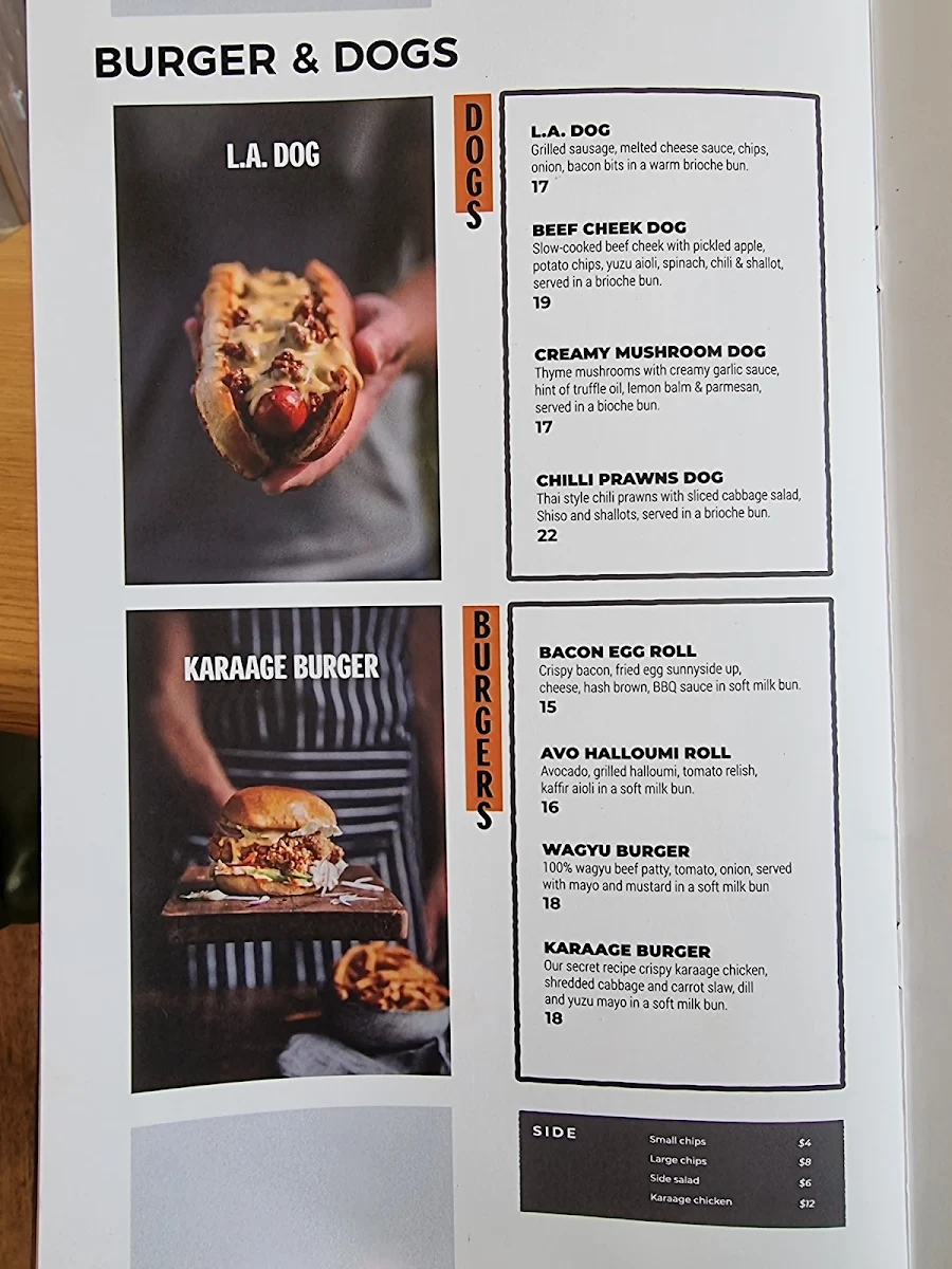 Menu, SENS FUSION