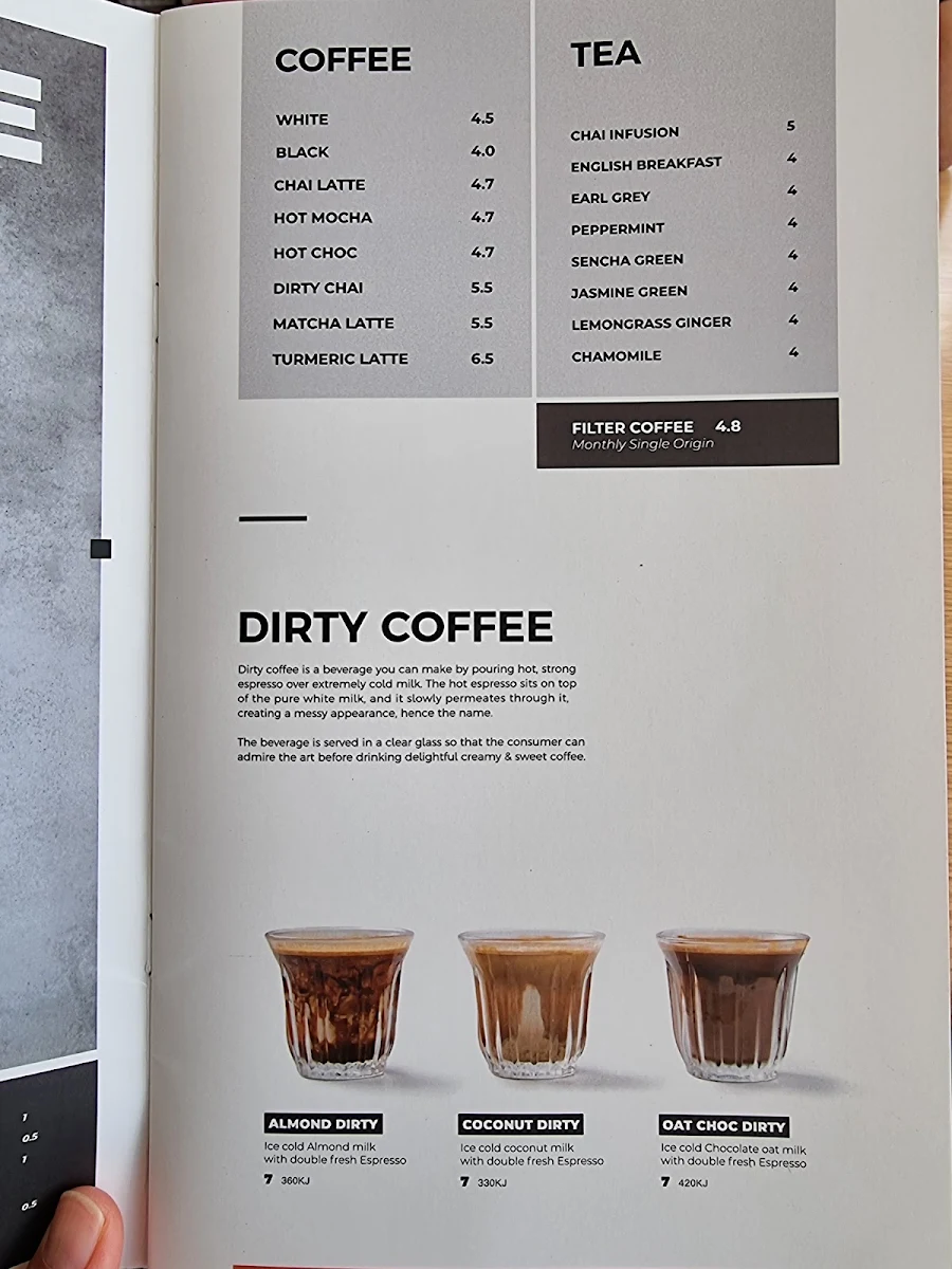 Menu, SENS FUSION