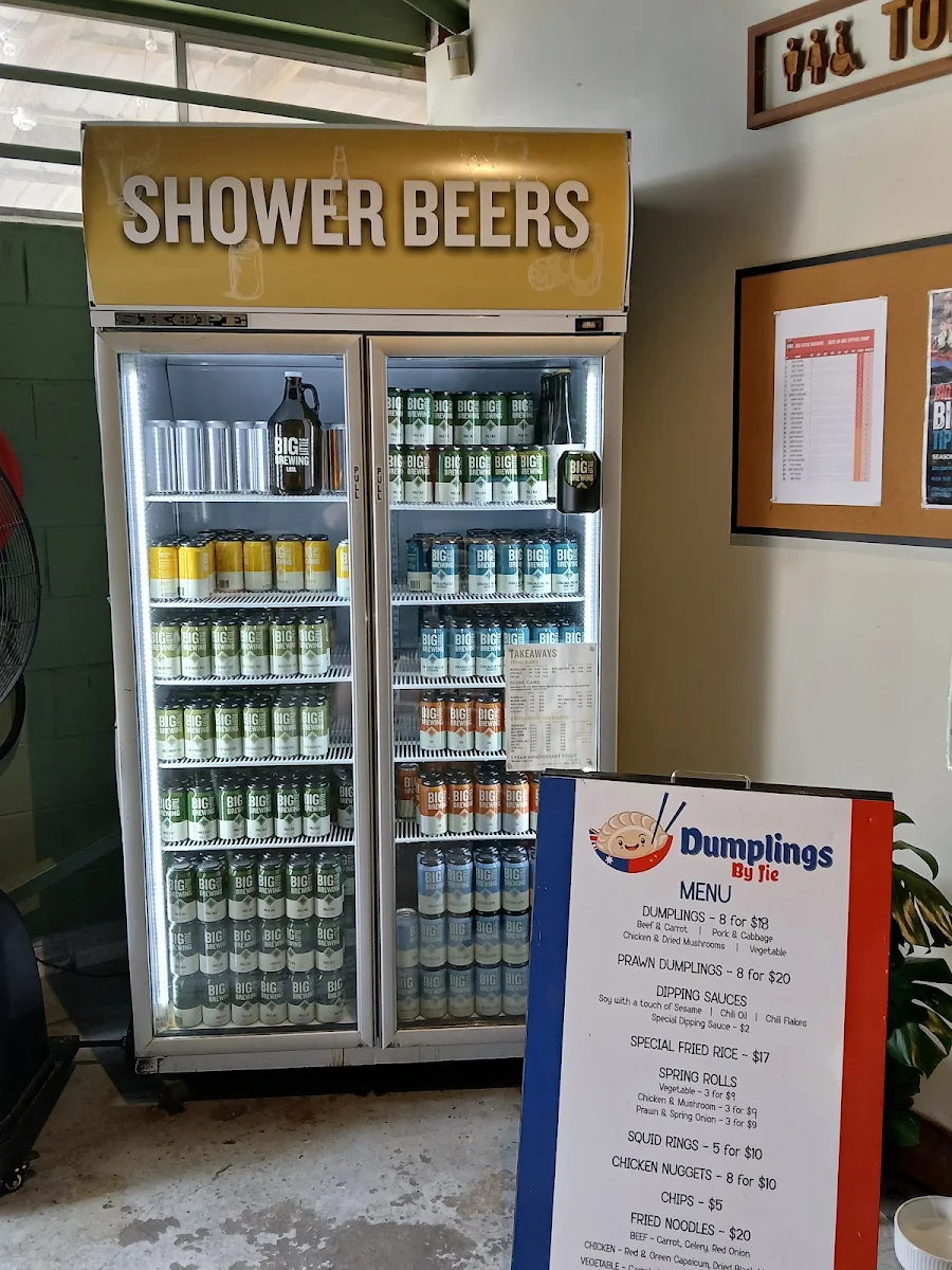 Menu, Big Little Brewing