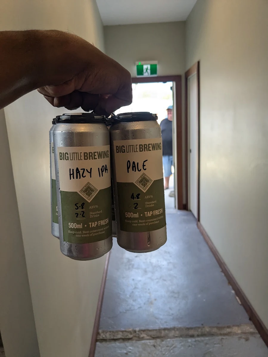 Menu, Big Little Brewing