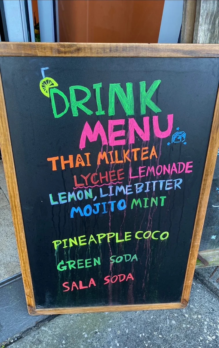 Menu, Sea Sand Thai