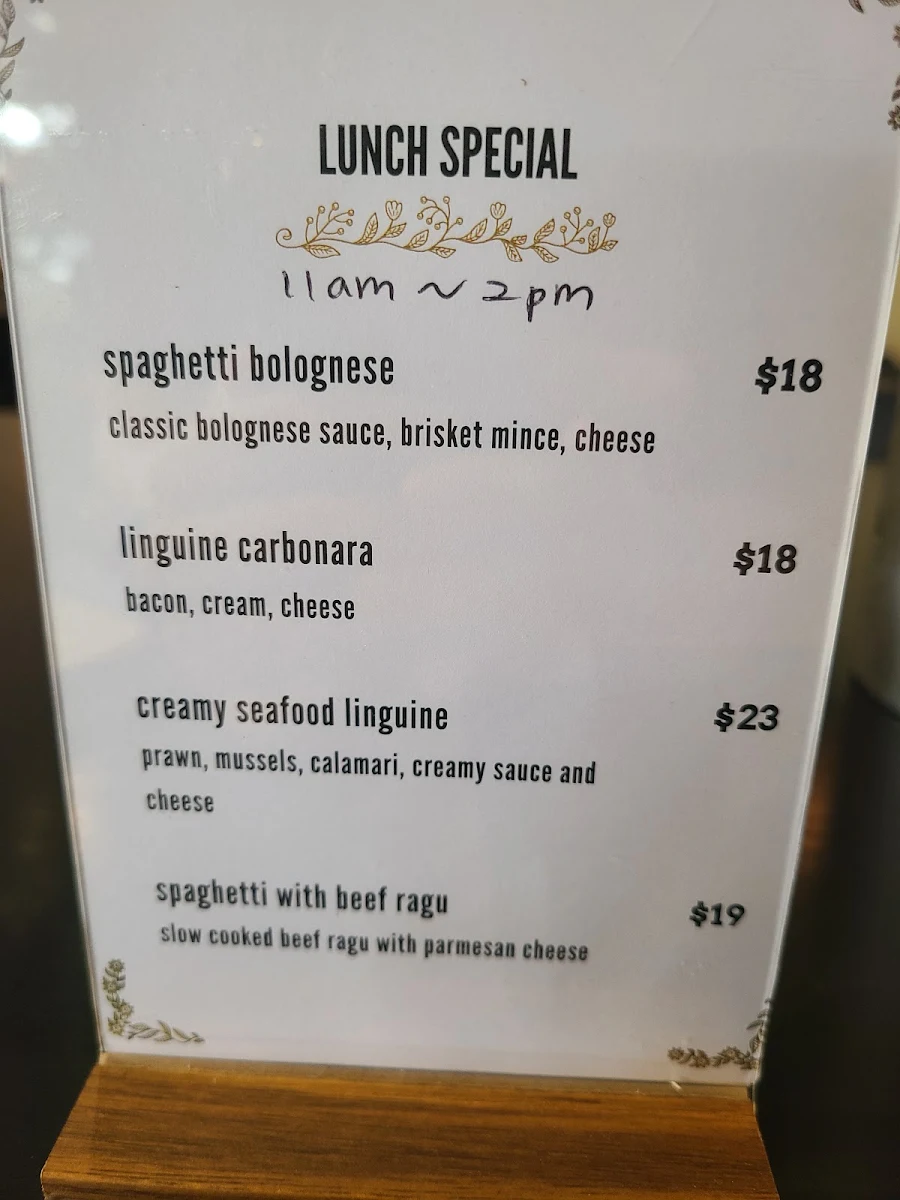 Menu, Bullrush Bistro Smokehouse
