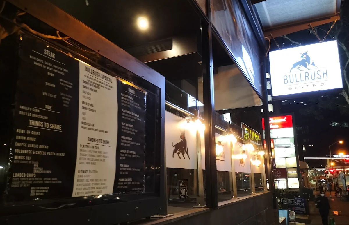 Menu, Bullrush Bistro Smokehouse