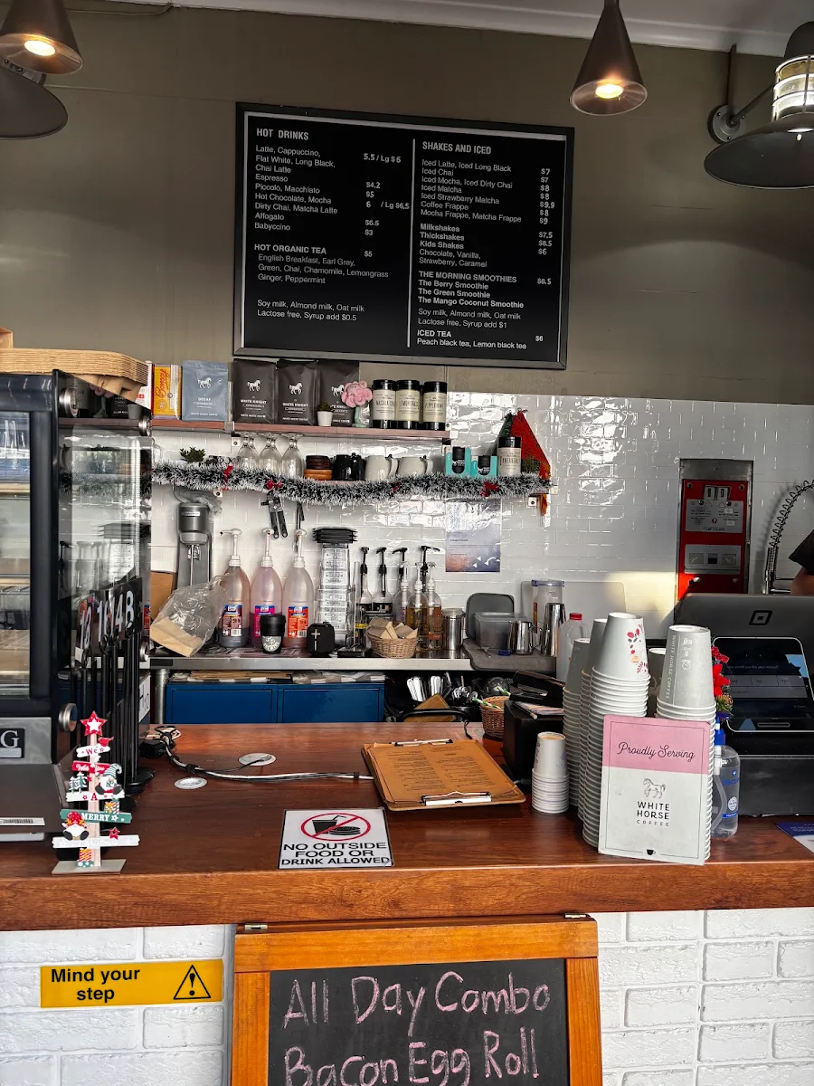 Menu, The Morning Blend Cafe