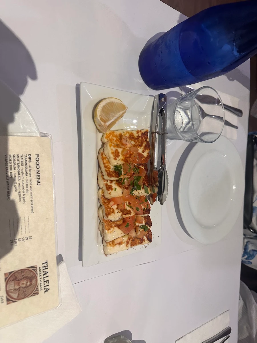 Menu, Thaleia Greek Taverna