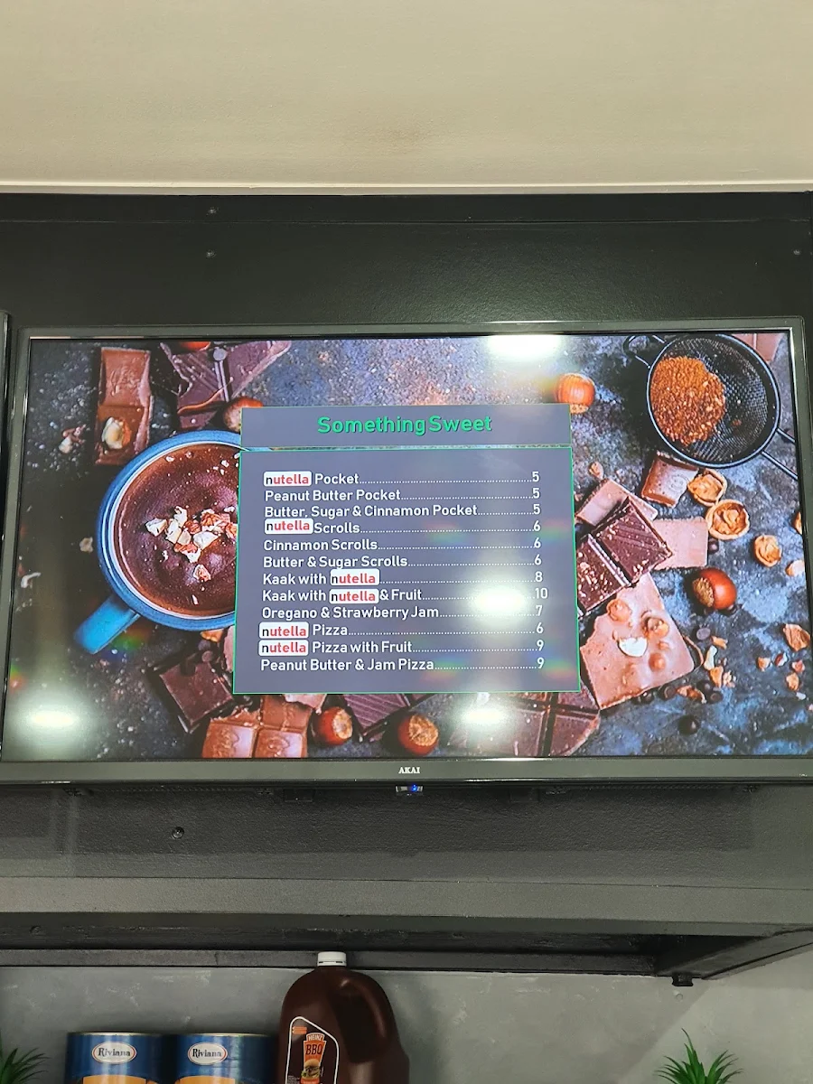 Menu, Mad Manoush