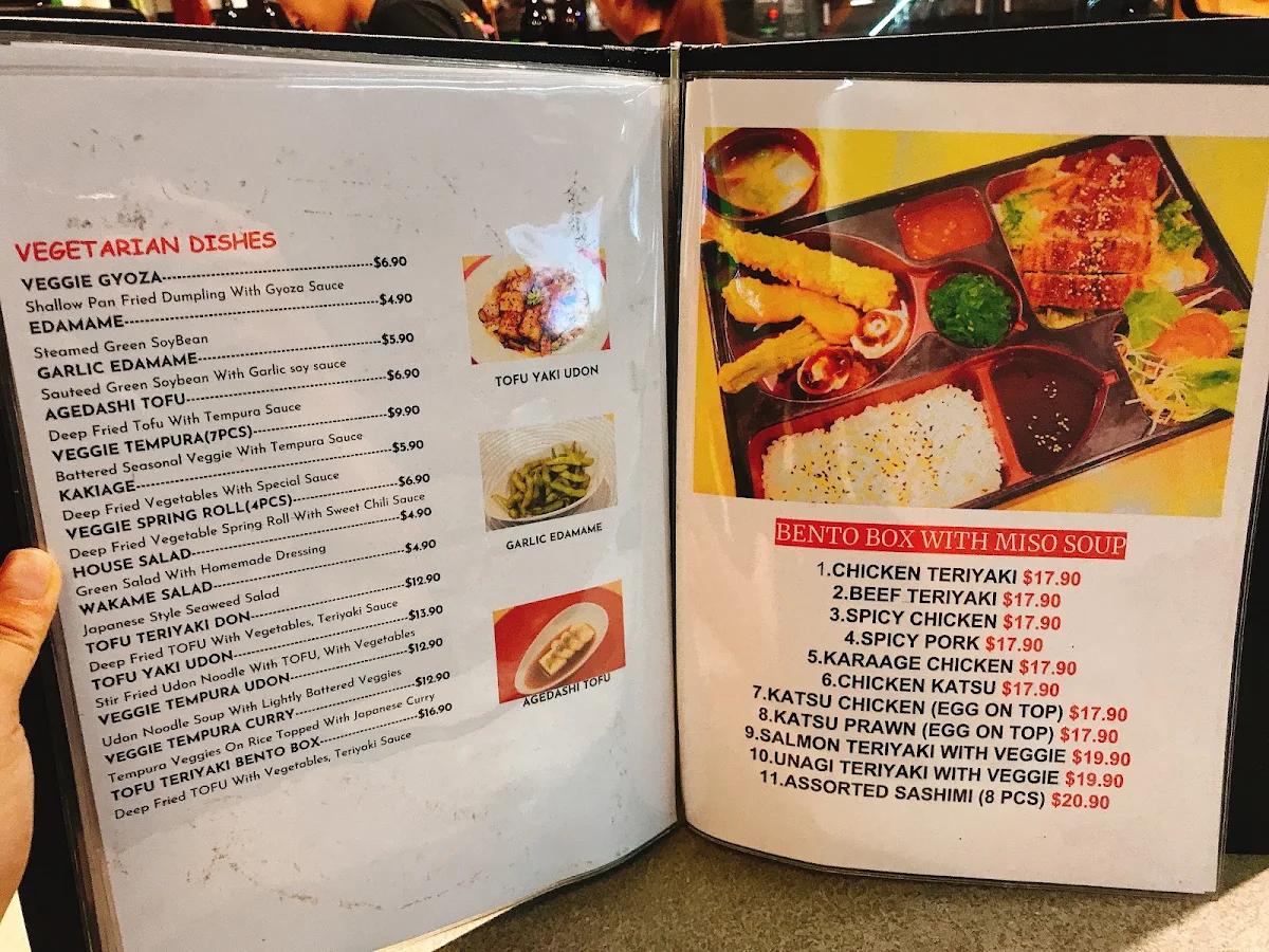 Menu, Kaisen Japanese Restaurant