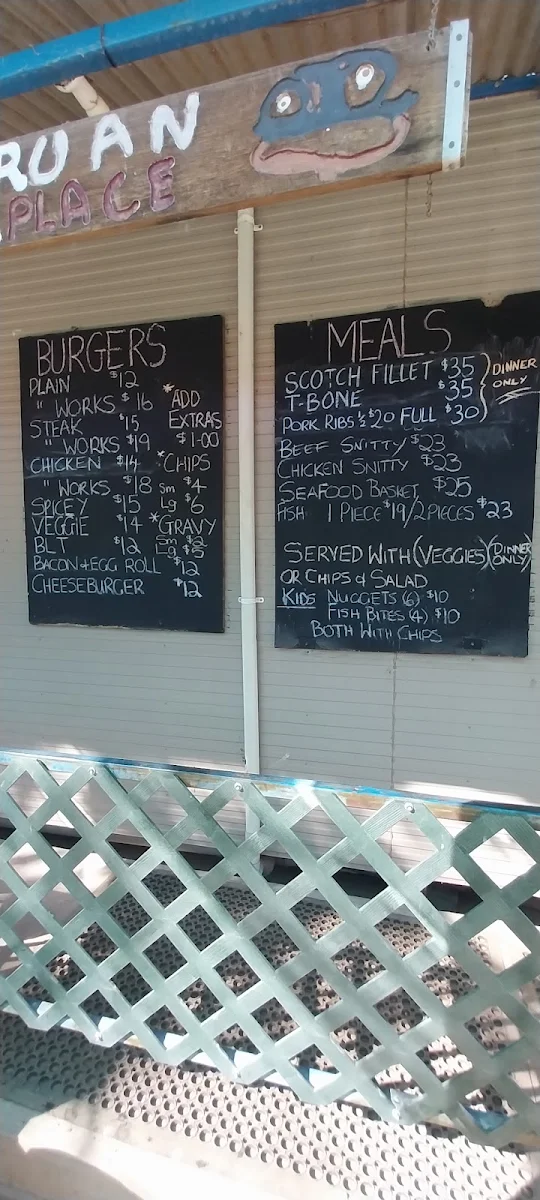 Menu, Glengarry Hilton