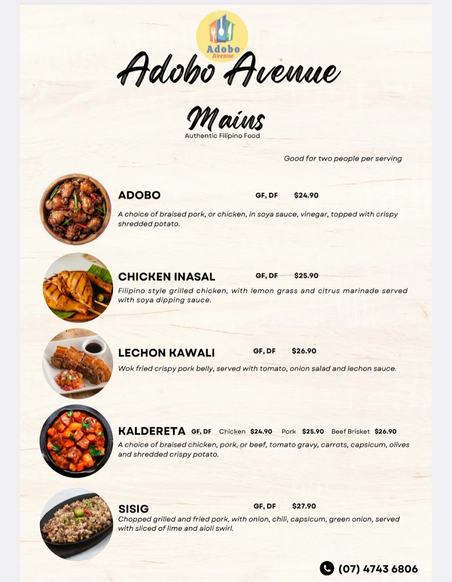 Menu photo 1