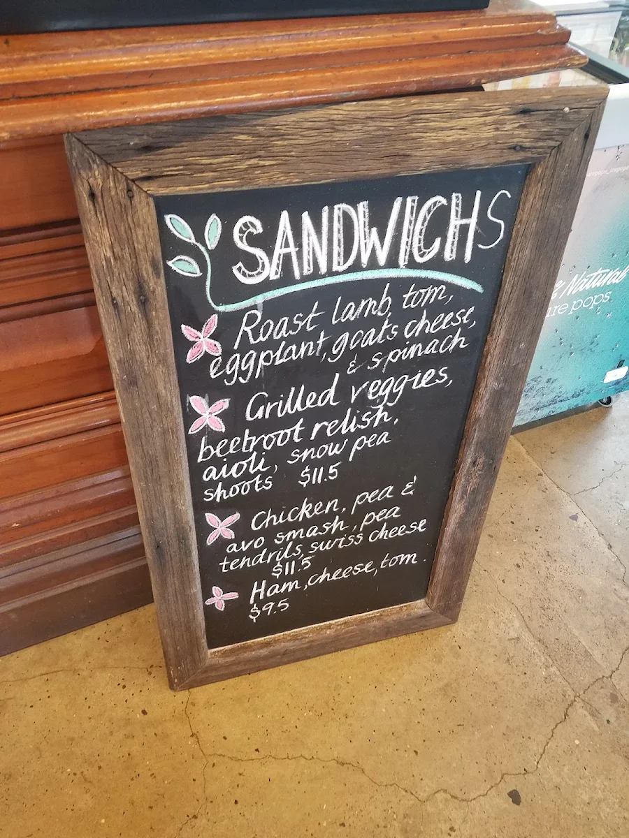 Menu, Audley Dance Hall Cafe & Events