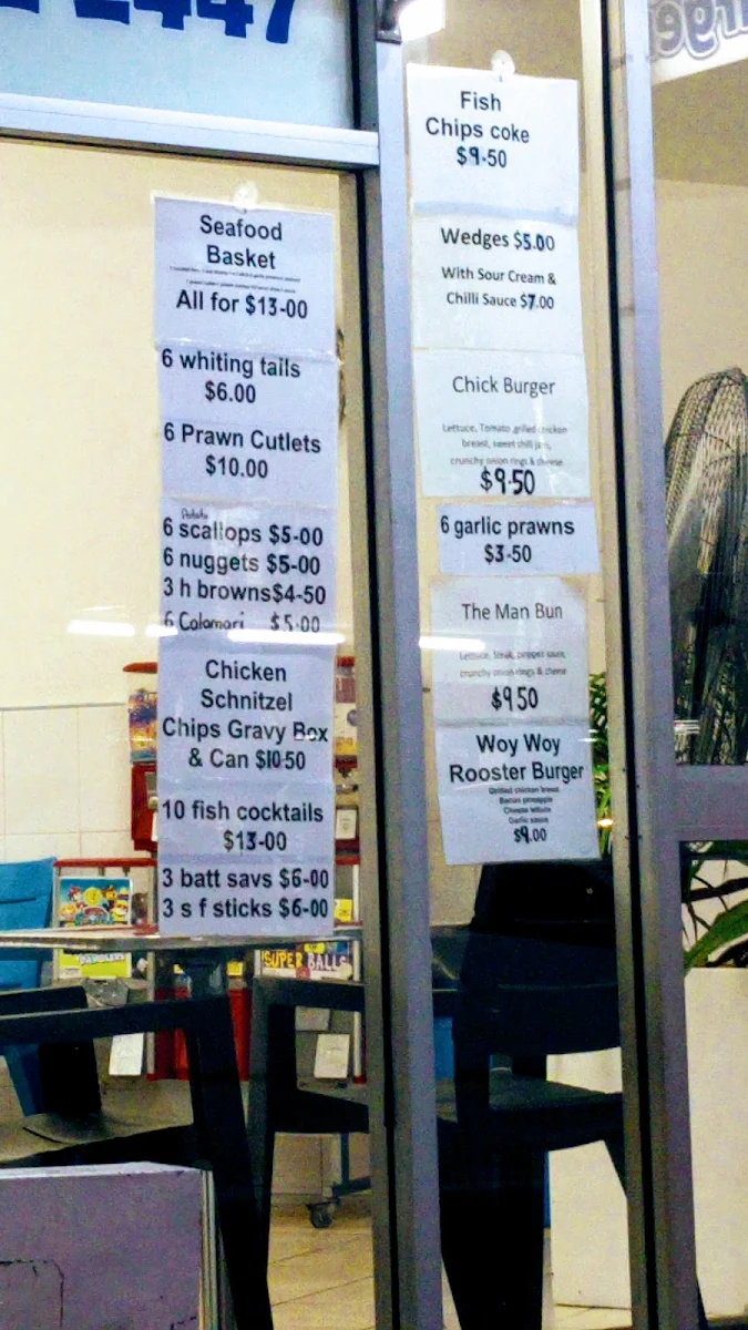 Menu, Batty's Better Batter
