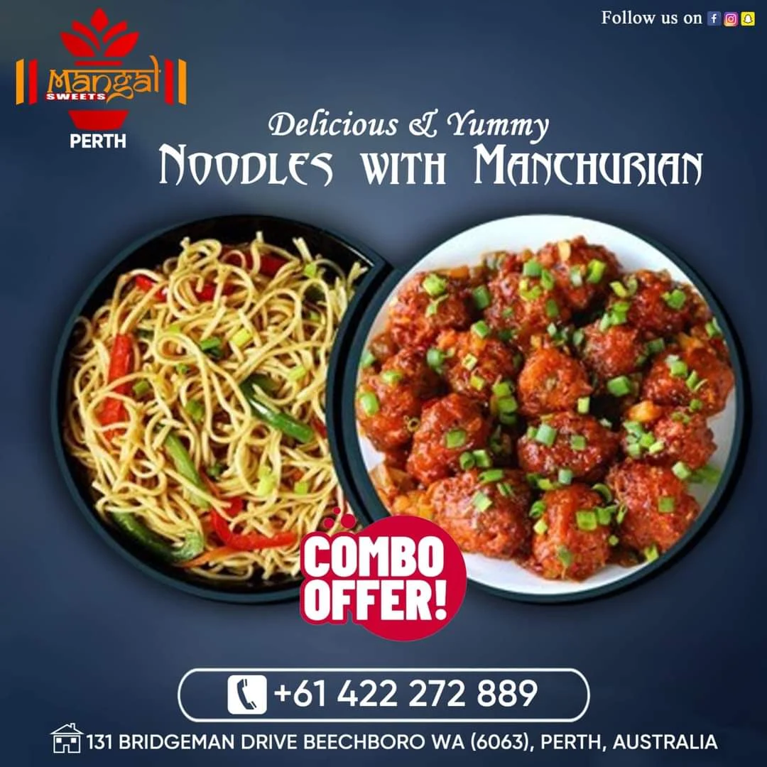 Menu, Mangal Sweets & Snacks