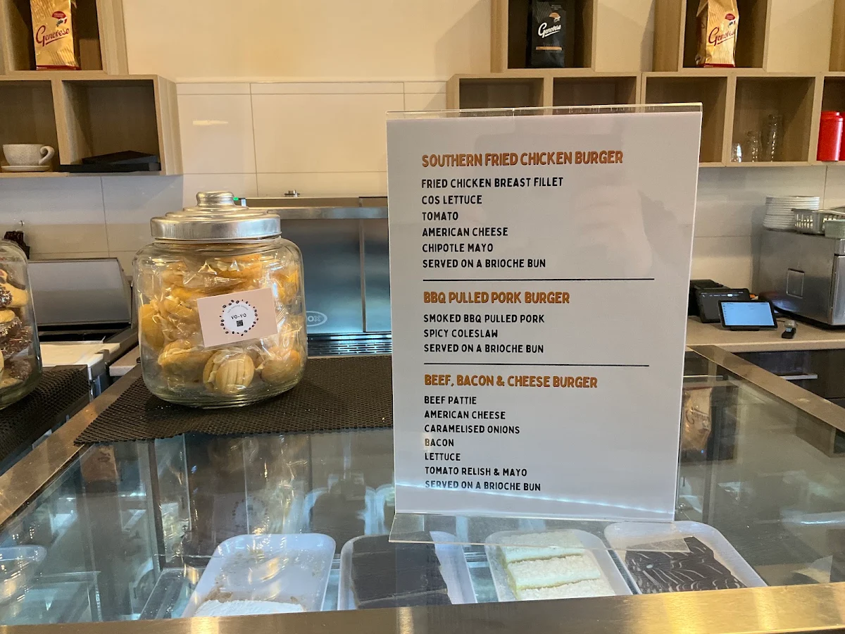Menu, The Coffee House at Mountain Gate