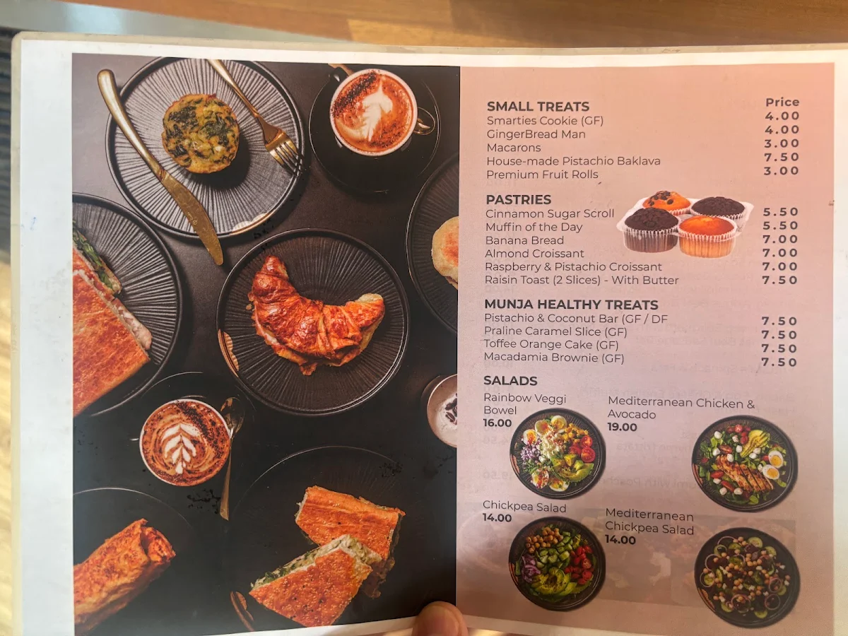 Menu, Buno Coffee Roasters and Cafe