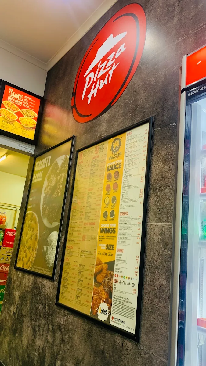 Menu, Pizza Hut Beerwah
