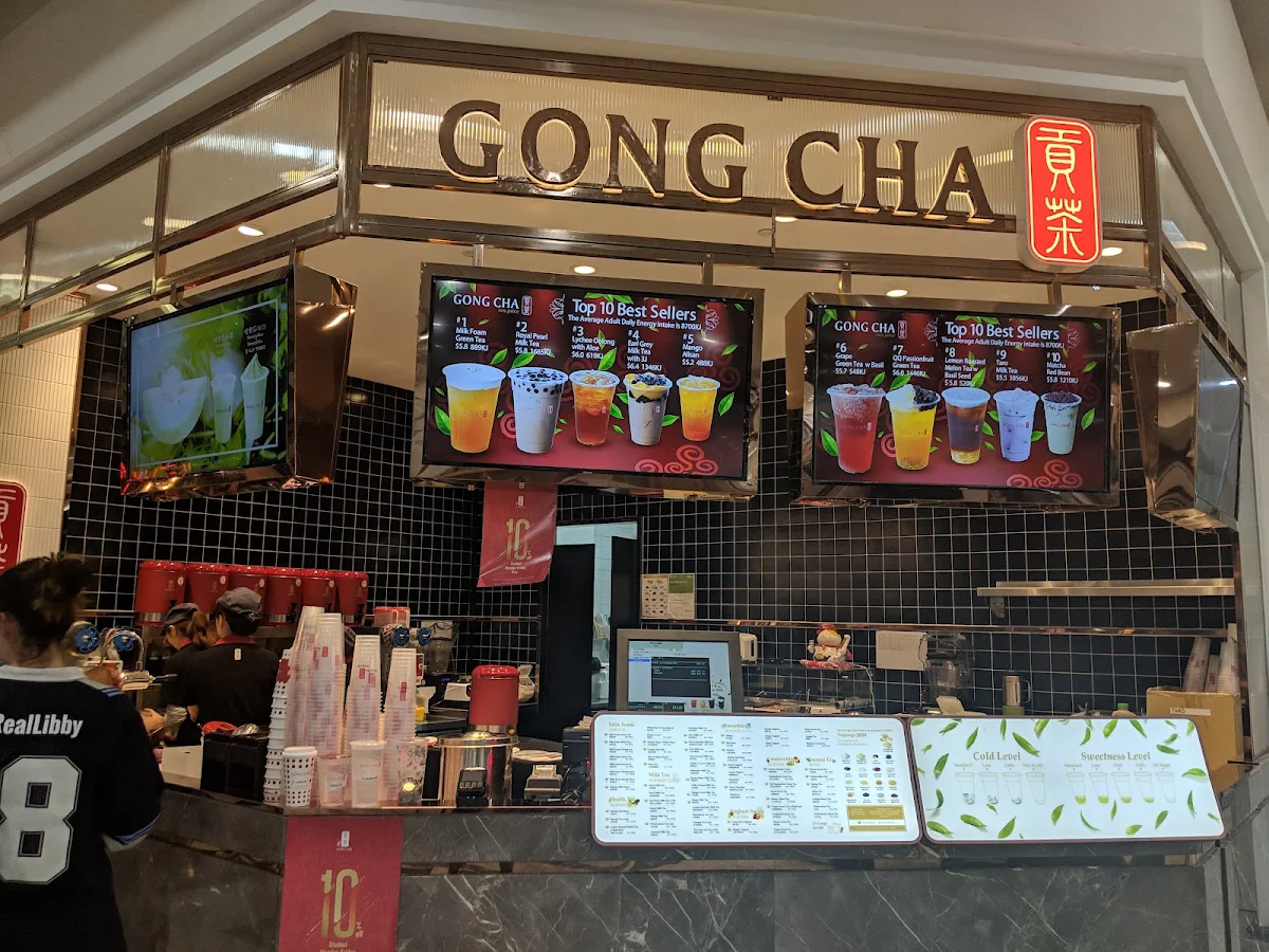 Menu, Gong Cha Westfield Penrith