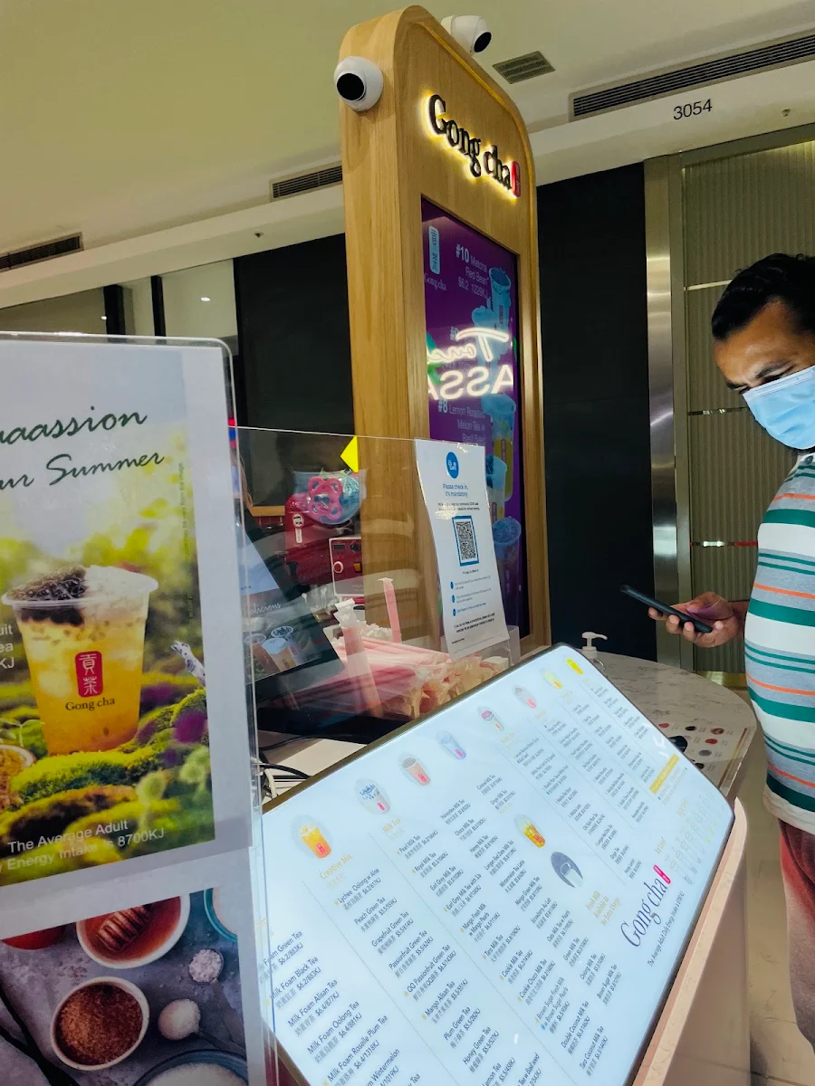 Menu, Gong Cha Westfield Penrith