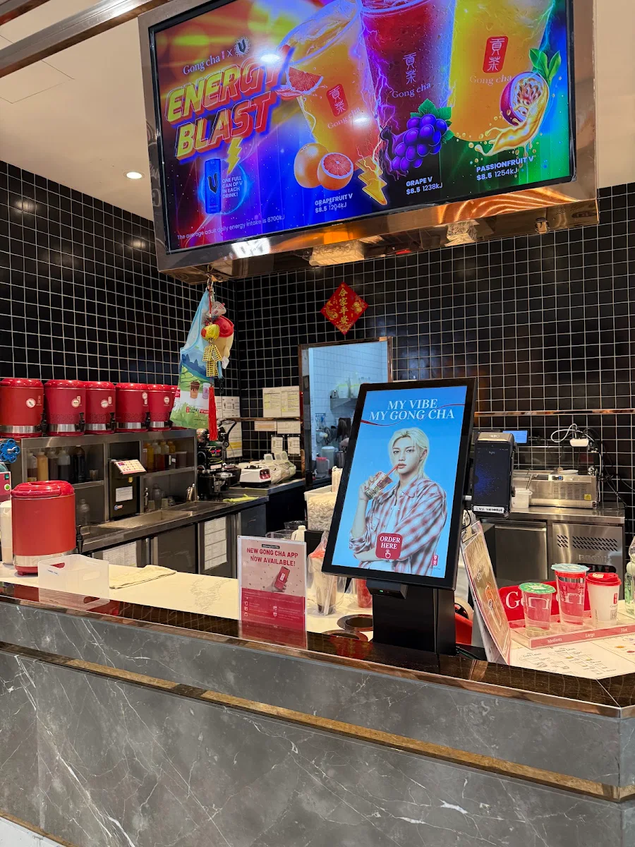 Menu, Gong Cha Westfield Penrith