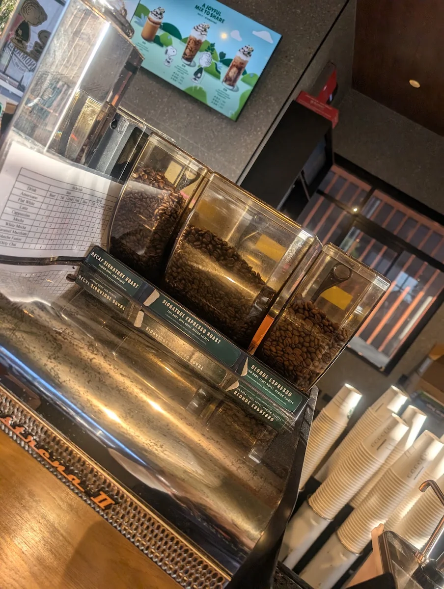 Menu, Starbucks Murdoch