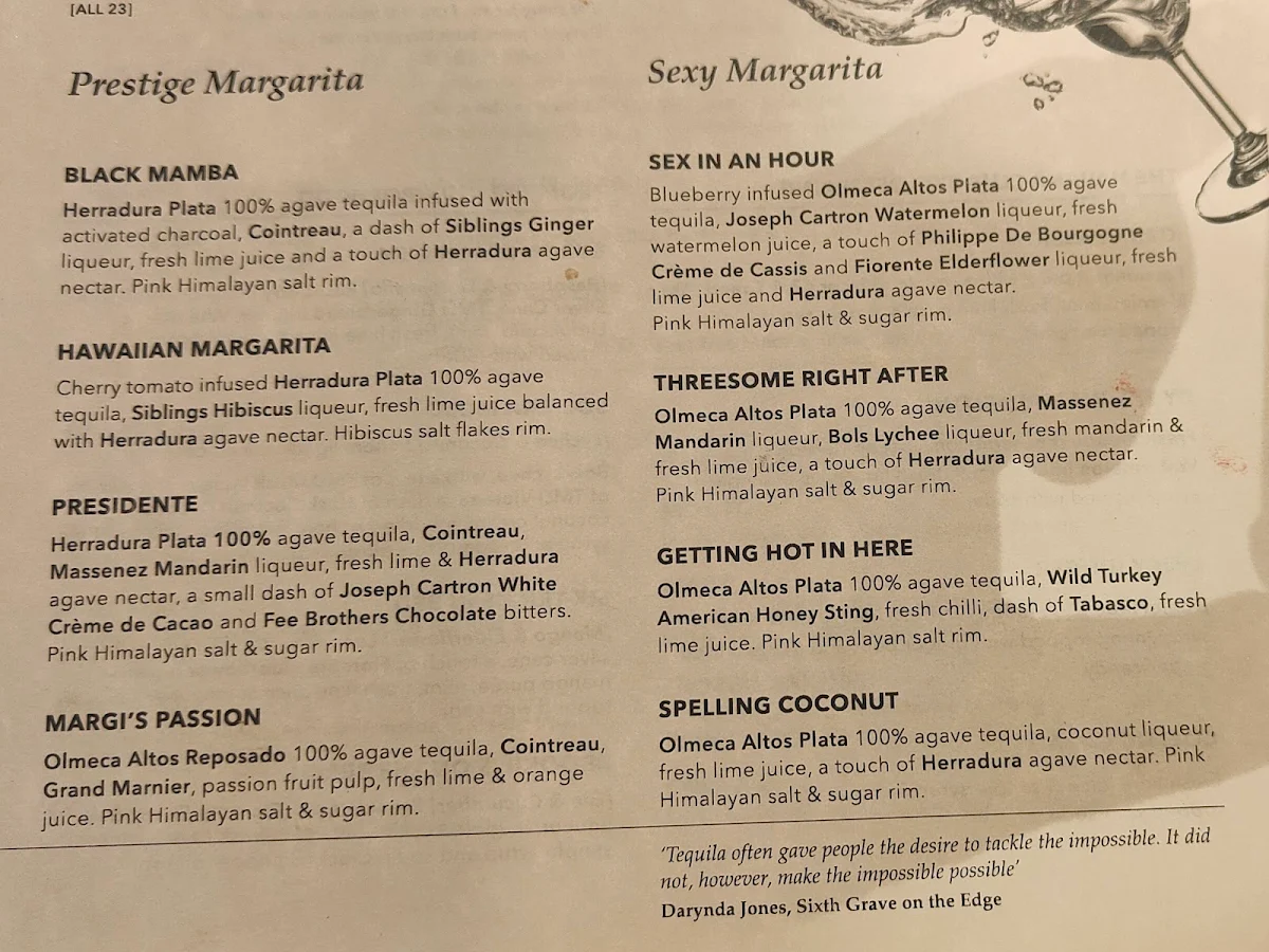 Menu, Siblings@Kirra