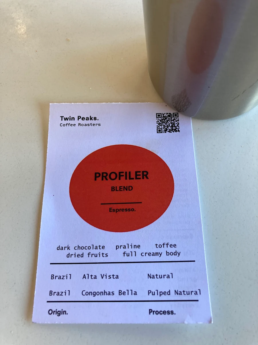 Menu, Village Coffee
