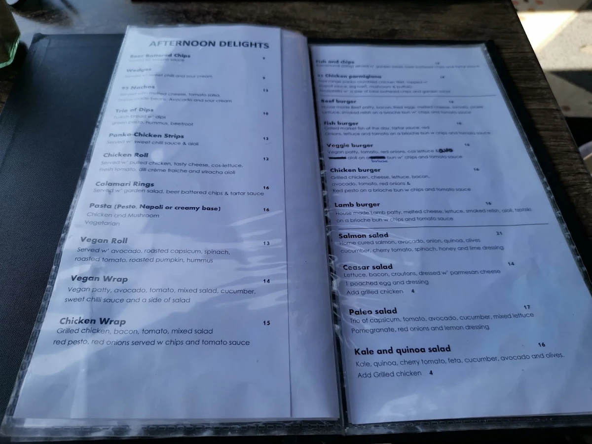Menu, 95 Espresso And Bar