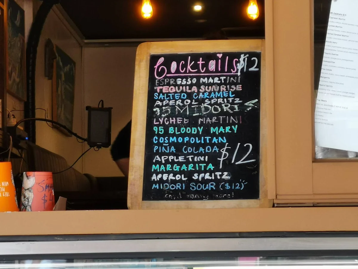 Menu, 95 Espresso And Bar