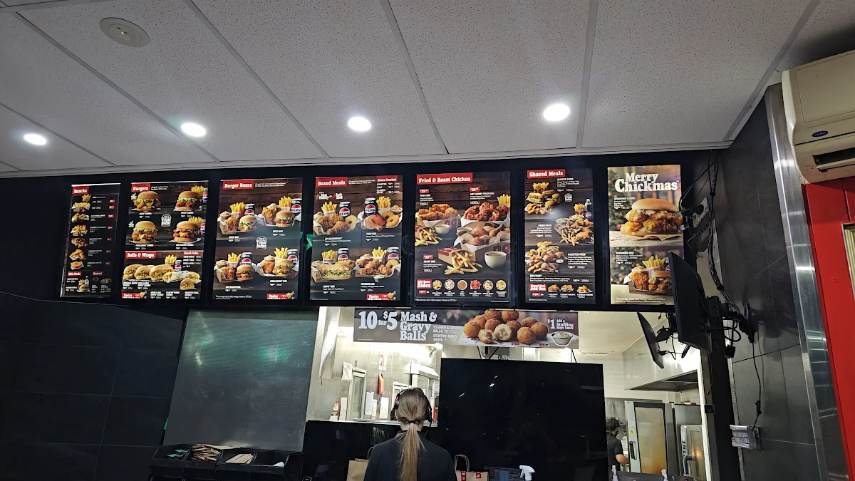 Menu, Red Rooster Mt Druitt