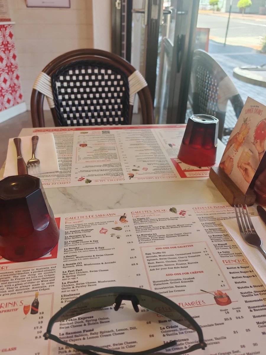 Menu, Four Frogs Crêperie - Mosman