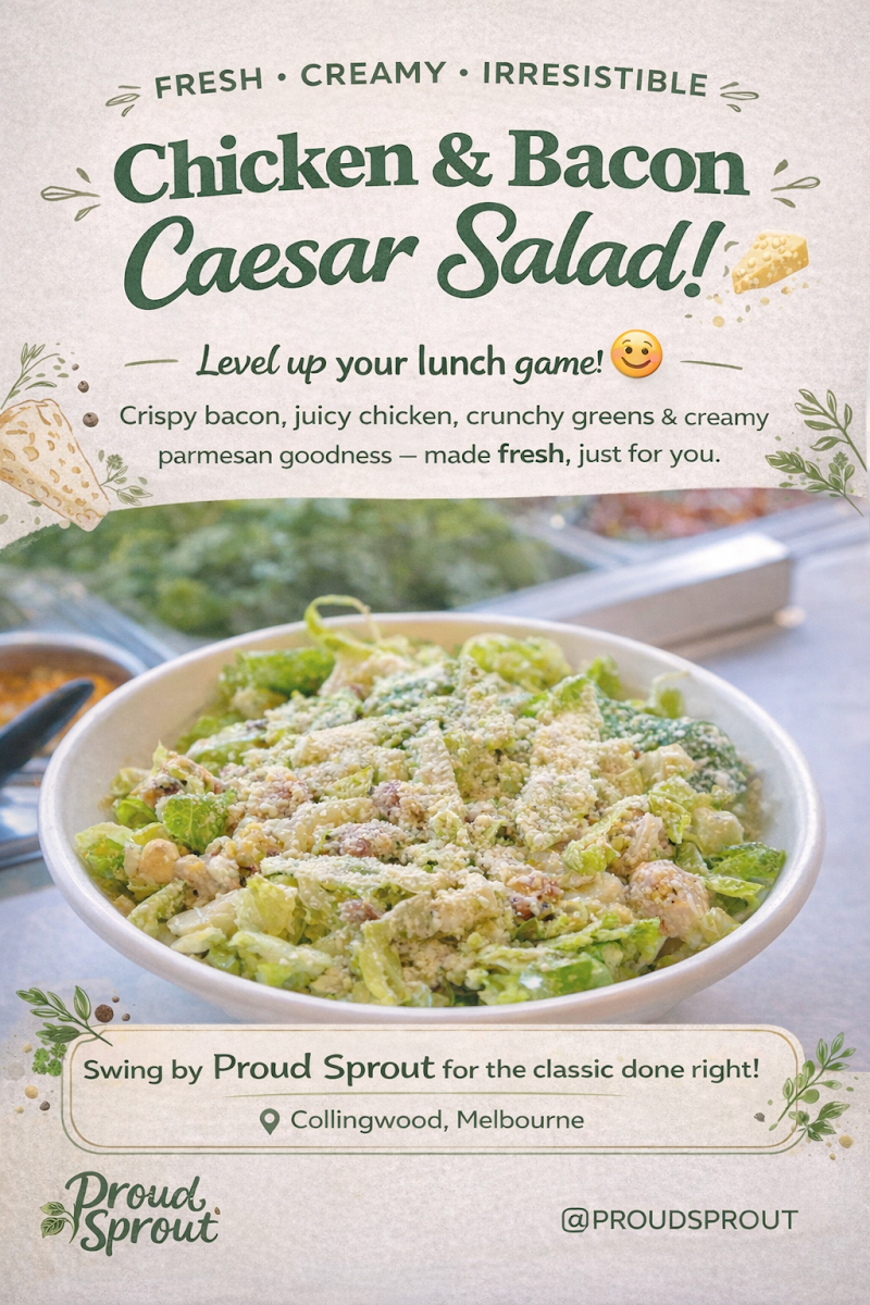 Menu, Proud Sprout