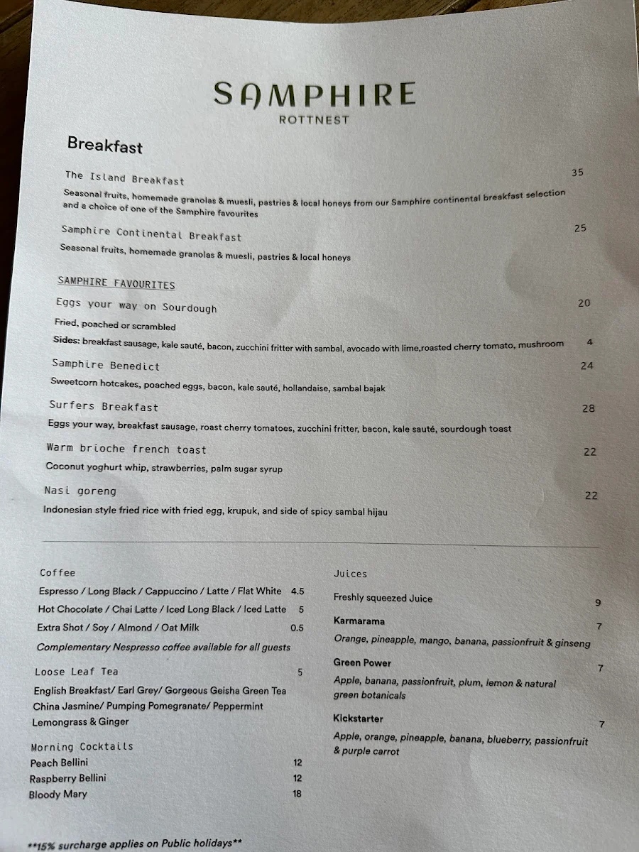 Menu, Lontara
