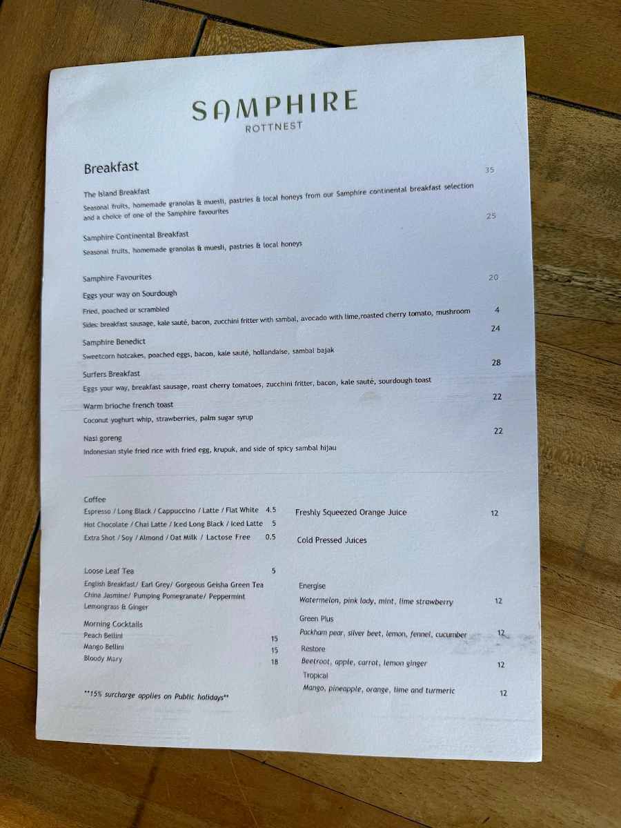 Menu, Lontara