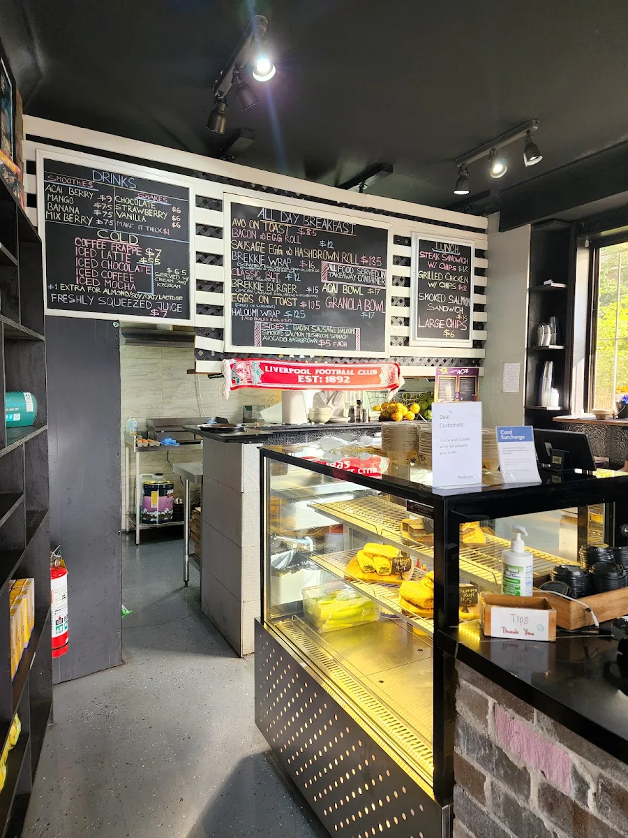Menu, Dark Matter Cafe