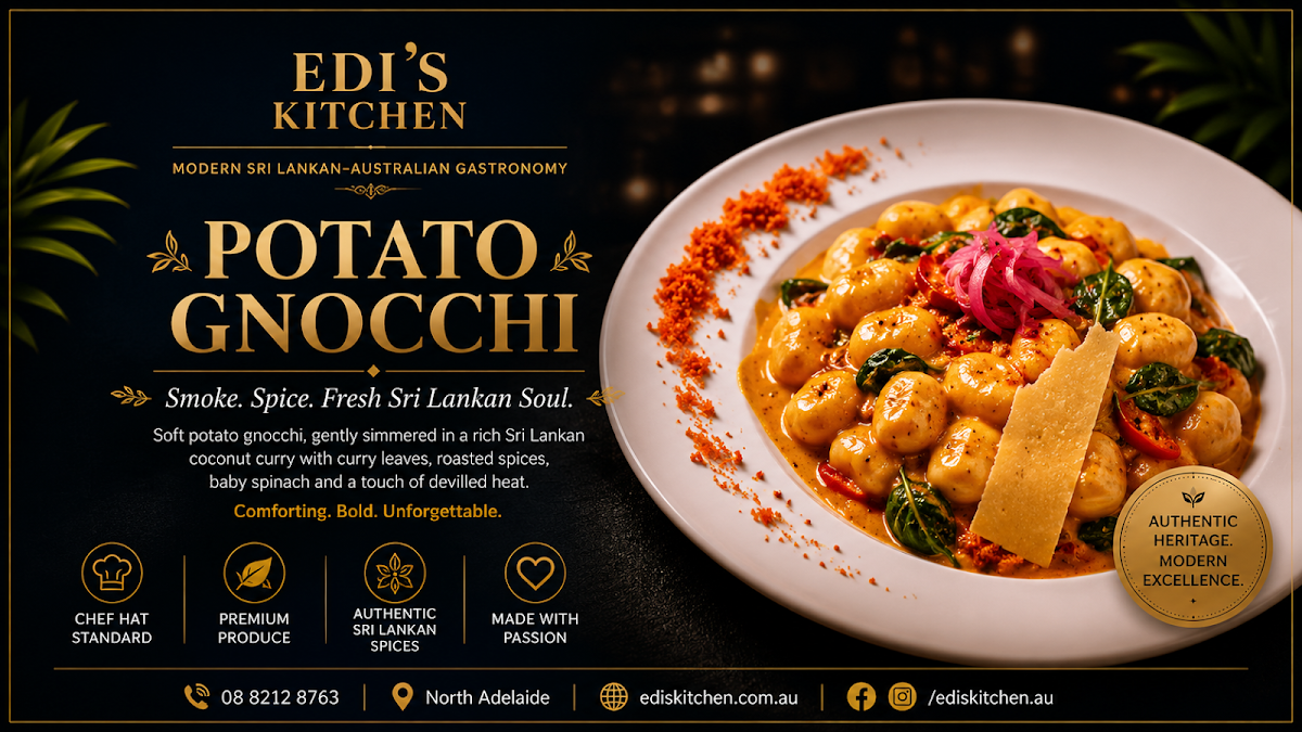 Menu, EDI'S KITCHEN