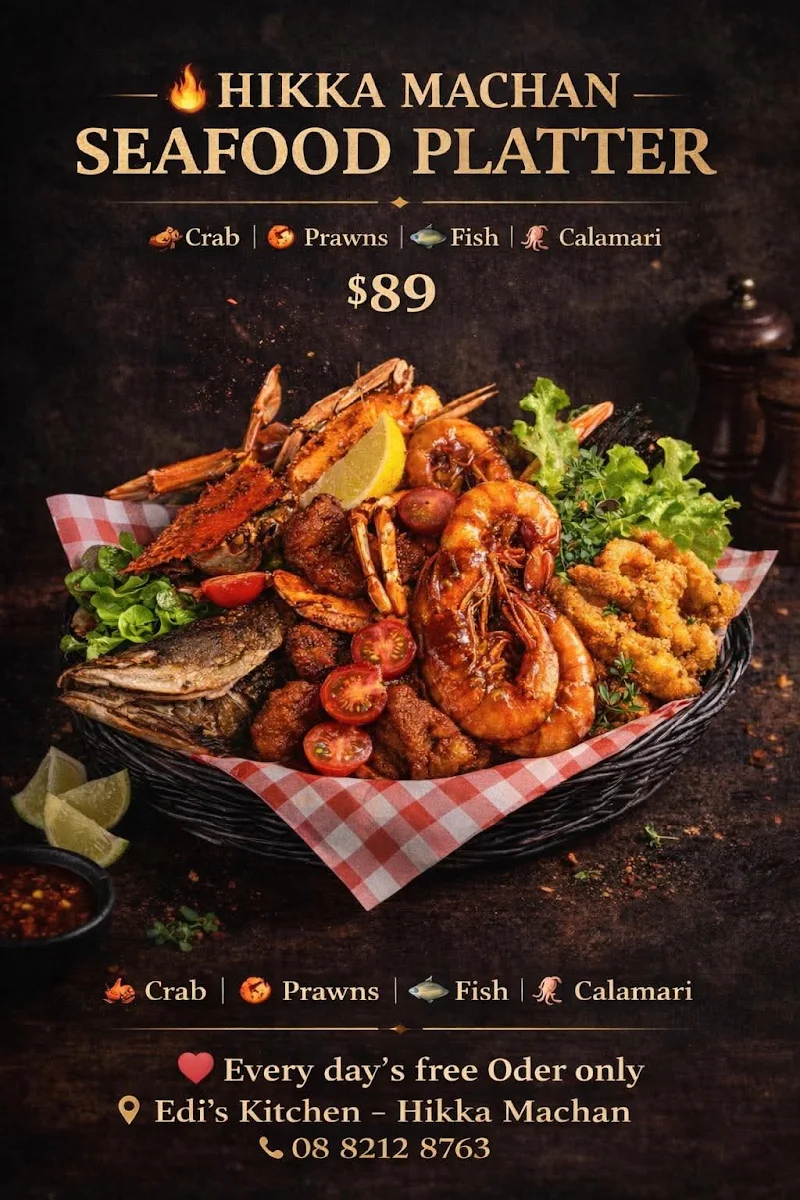 Menu, EDI'S KITCHEN