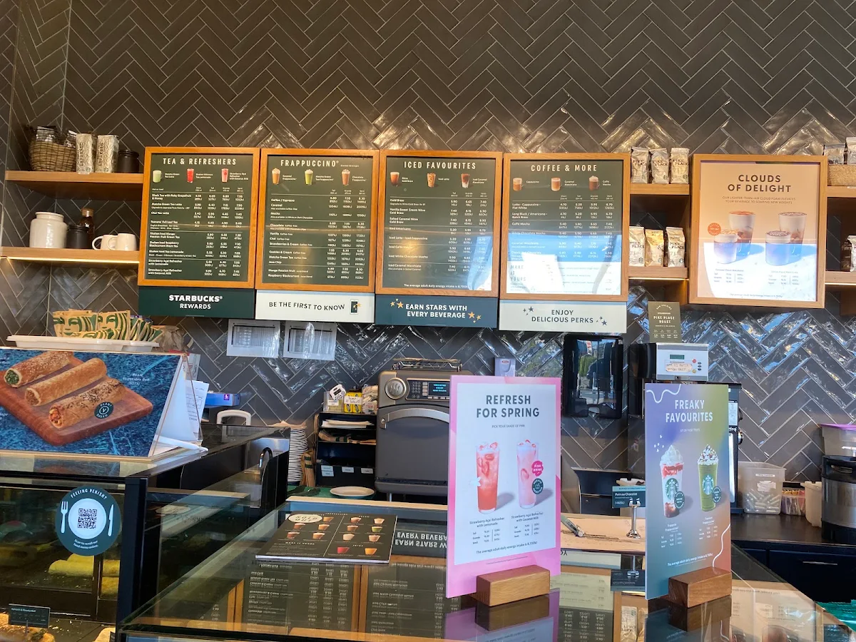 Menu, Starbucks Ashmore Drive Thru